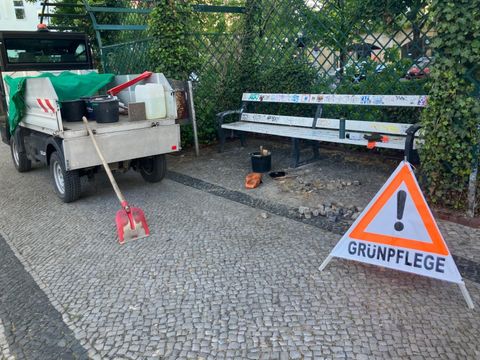 Pflege. Revier, Grünanlage