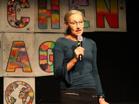 Martina Zander-Rade, die stellvertretende Vorsitzende der Bezirksverordnetenversammlung Tempelhof-Schöneberg