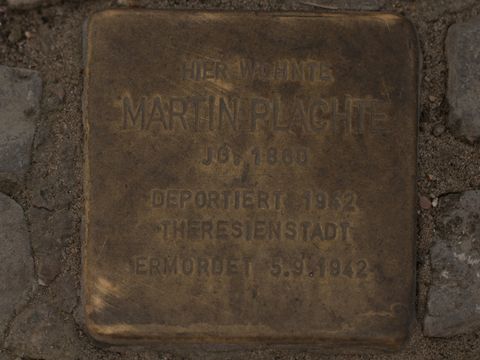 Stolperstein Martin Plachte
