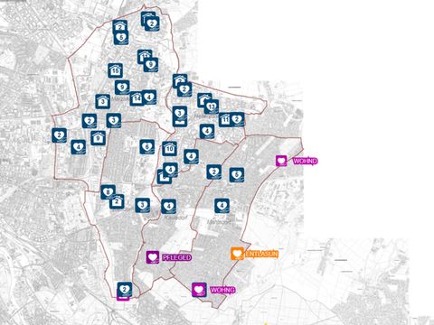 Onlinekarte barrirefreies Wohnen