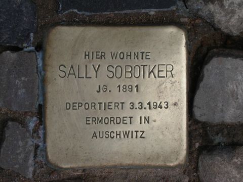 Stolperstein Sally Sobotker