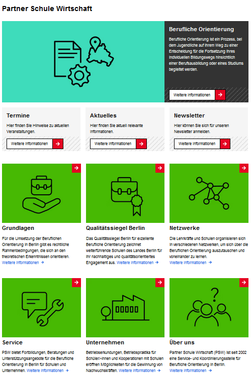 Startseite Partner Schule Wirtschaft