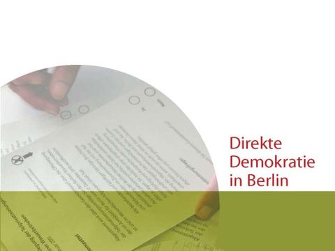 Direkte Demokratie - Titelblatt