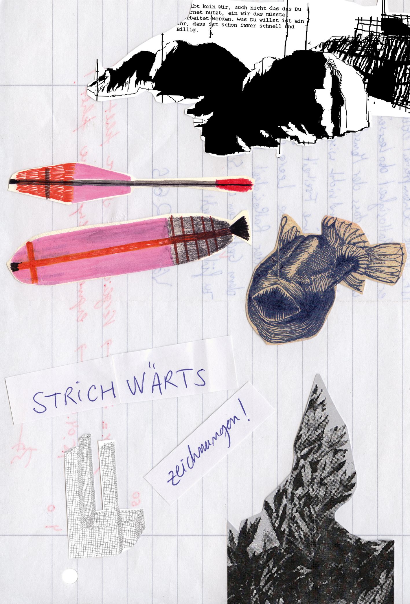 Strichwärts - Collage: Schwarzbach, Koletzki, Chazeix, Britz, Wohlgenannt