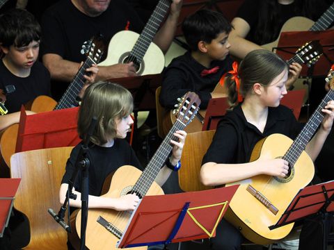 Gitarrenensemble für Kinder