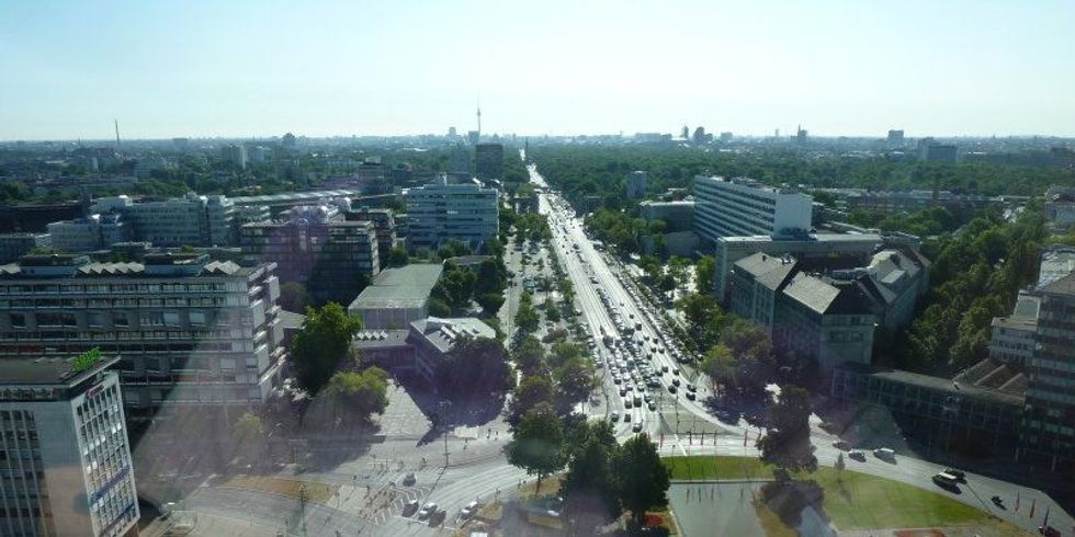 Blick auf die Straße des 17. Juni