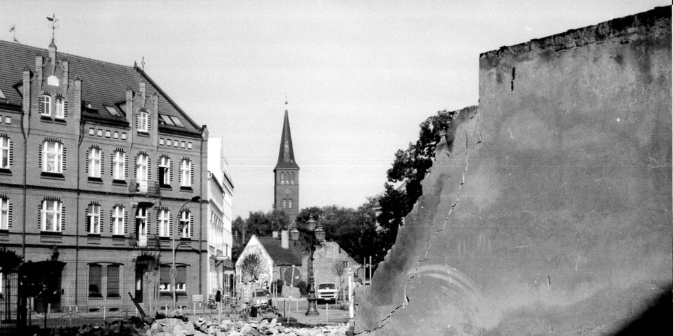 Historische Ansicht des alten Marktplatzes