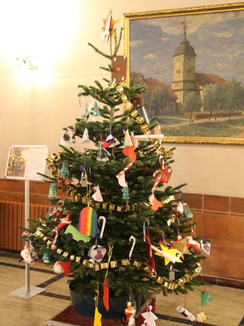 Wunschbaum im Rathaus Schöneberg