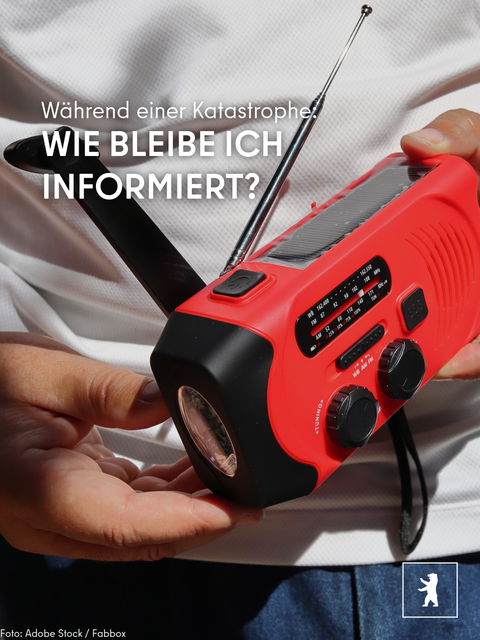 Wie bleibe ich in einer Krisensituation informiert?
