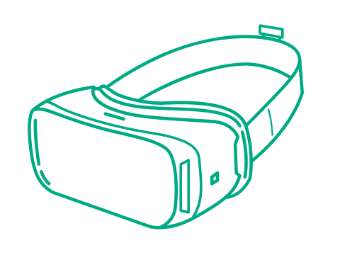 Icon eienr VR-Brille