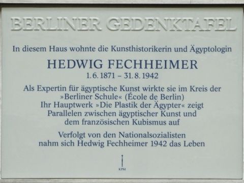 Gedenktafel für Hedwig Fechheimer (Bild: Hupka)