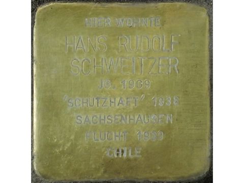 Stolperstein Hans Rudolf Schweitzer (Bild: Stolpersteine-Initiative CW, Hupka)