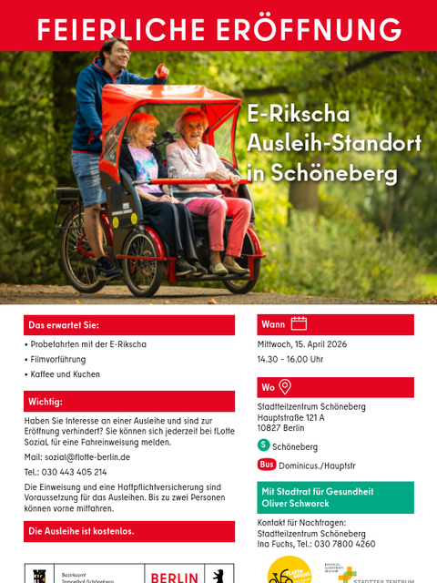 Bild Einladung Eröffnung Ausleihstandort Schöneberg