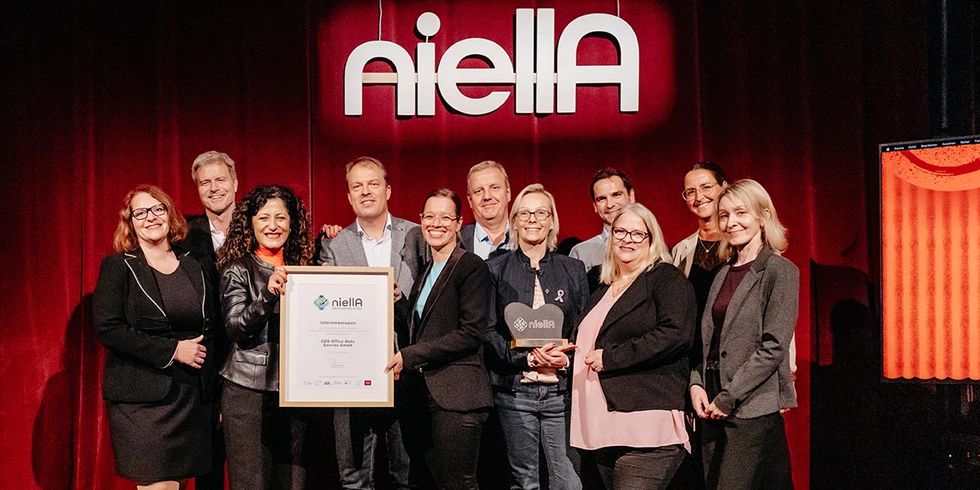 Preisverleihung des Unternehmenspreises niellA 2024