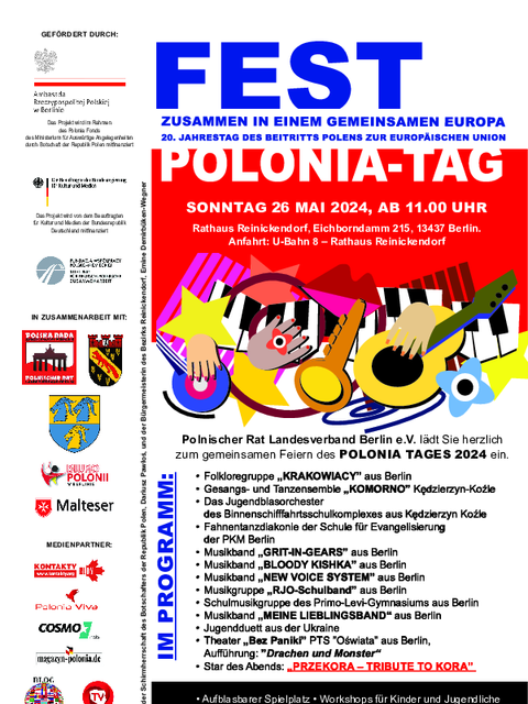 Flyer Tag der Polonia (Bild: Polnischer Rat LV Berlin e.V.)