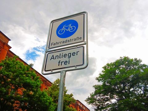 Fahrradstraße Belziger Straße