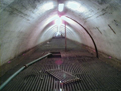Umbau des Grobfilters in der Wallenbergstrasse (November 2006)