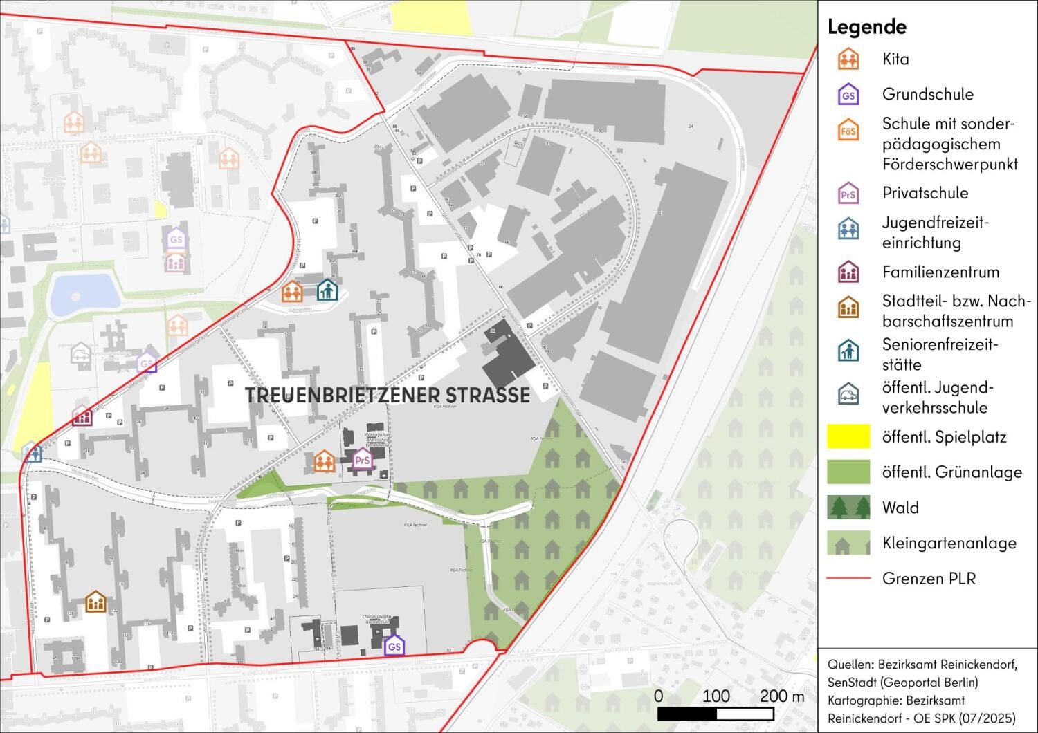 Karte PLR Treuenbrietzener Straße