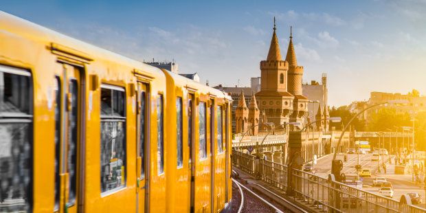 U-Bahn auf der Oberbaumbrücke