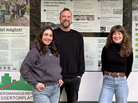 Seyda Aksünger, Lars Viehmeyer und Louisa-Christiane Arndt sind als Team sehr gut aufgestellt