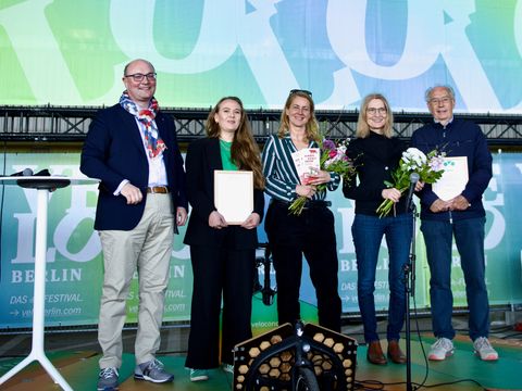 Engagementpreis „Fahrrad Berlin“ 2026: Preisträgerinnen und Preisträger (Bild: SenMVKU)