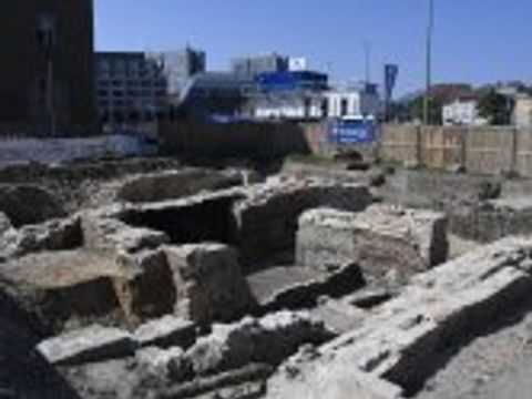 Frühneuzeitliche Keller an der Ostseite der Jüdenstraße, Juni 2021