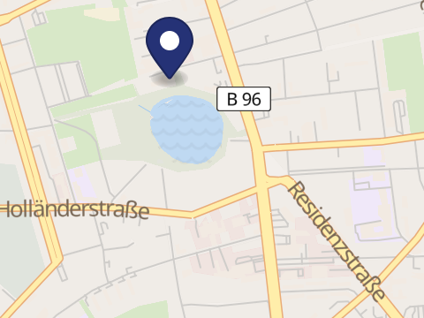 Anfahrt zur Bibliothek am Schäfersee