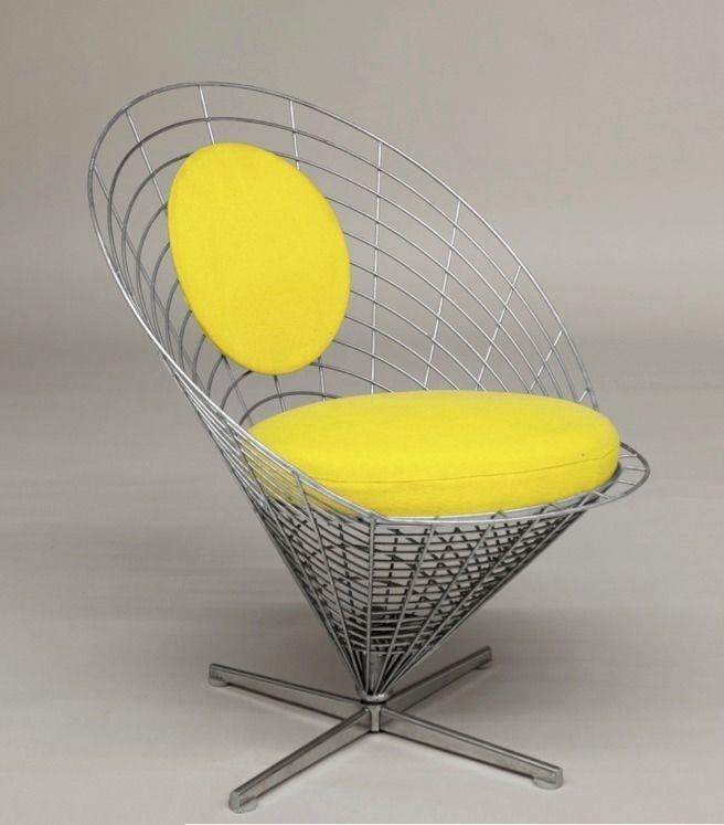 Der Eistütensessel von Verner Panton (Bild: Staatliche Museen zu Berlin, Kunstgewerbemuseum)