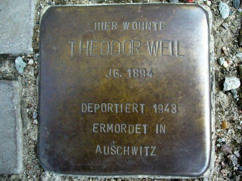 Stolperstein für Theodor Weil