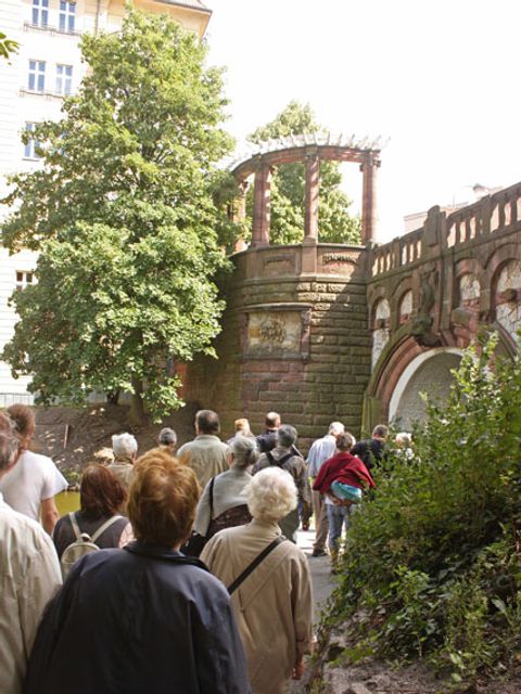 An der Lietzenseebrücke, 9.8.2008, Foto: Raimund Müller
