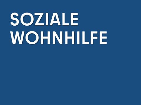 Soziale Wohnhilfe