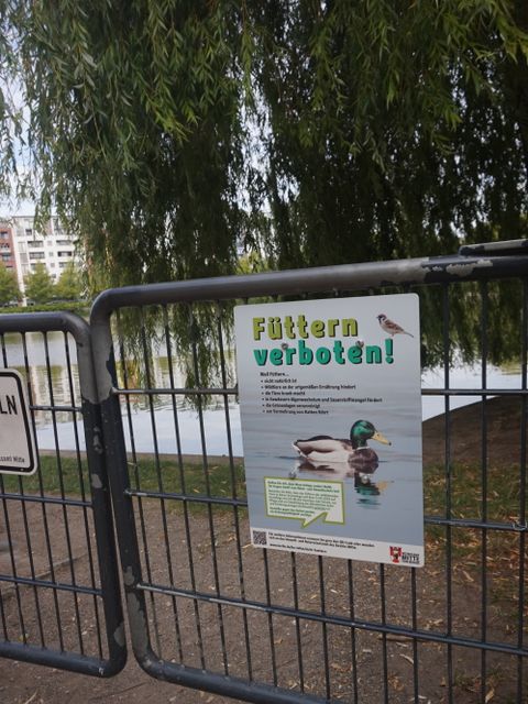 Füttern verboten