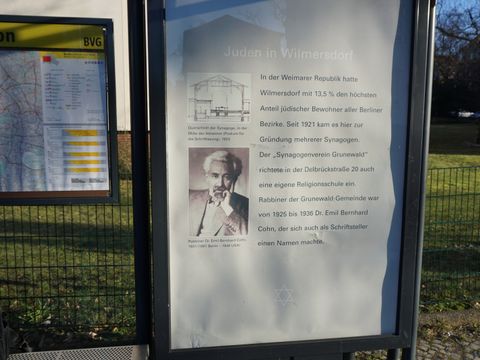 194. Kiezspaziergang, Bushaltestelle Franzensbader Straße (Bild: Pressestelle BA-CW)