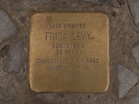 Stolperstein Frida Levy, 25.08.2012