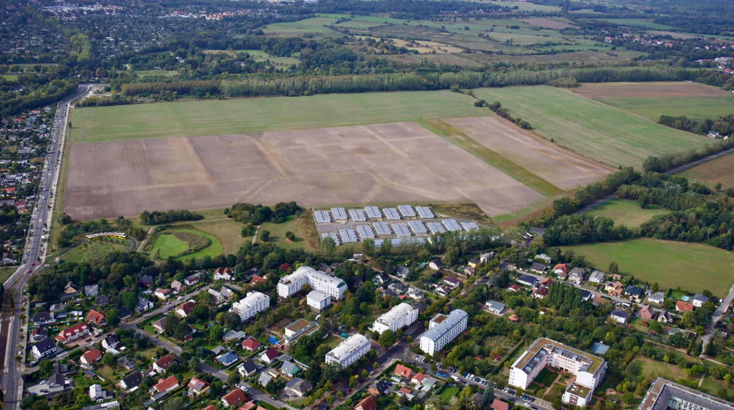 Elisabeth-Aue, Luftbild von Osten