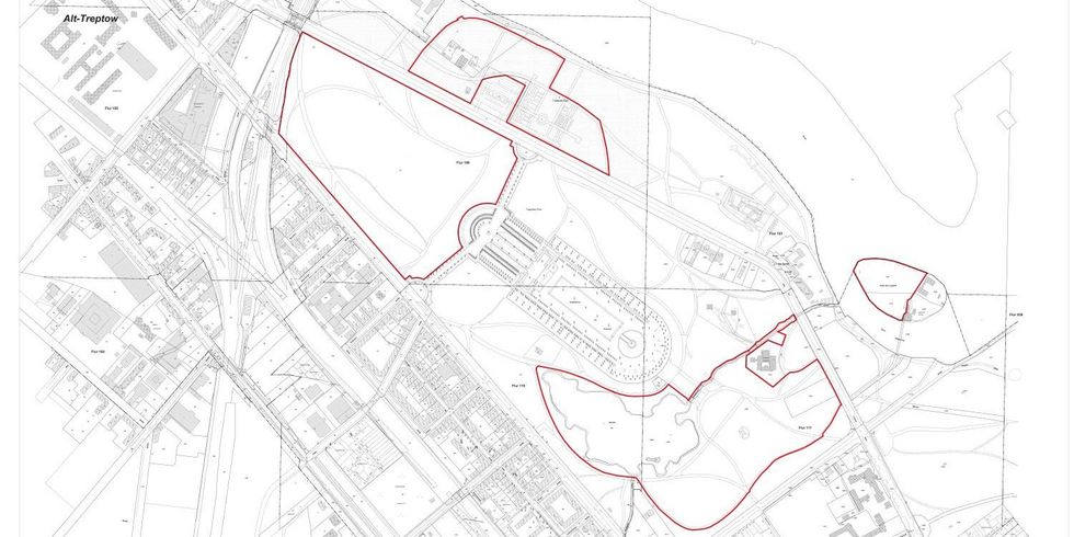 Lageplan Treptower Park