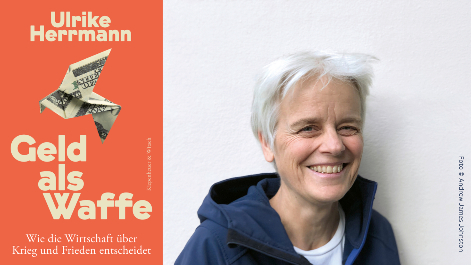 Buchcover mit Autorinnenfoto