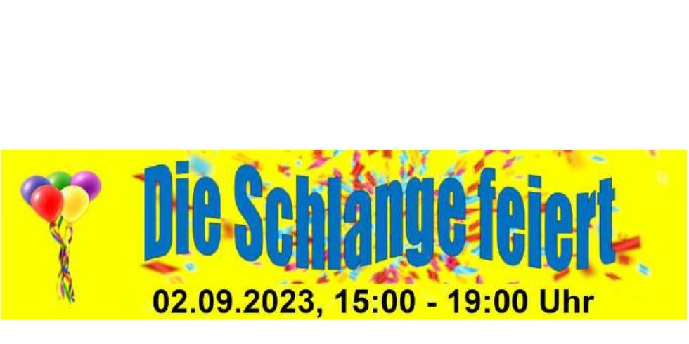 Mieterfest Schlange