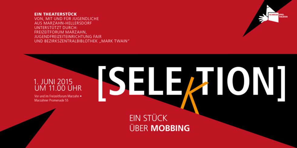 Flyer zum Theaterstück