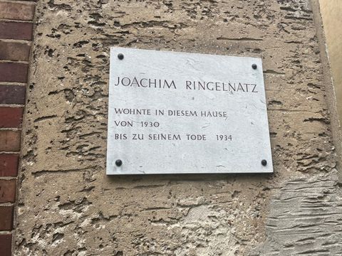 Gedenktafel Ringelnatz
