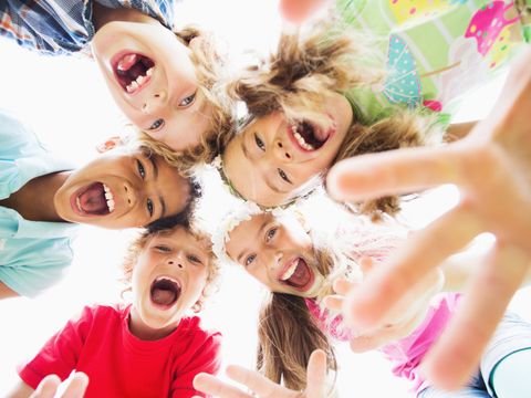 Kinder haben Spaß