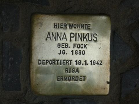 Stolperstein für Anna Pinkus