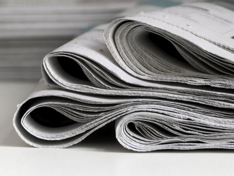 Zeitungsstapel