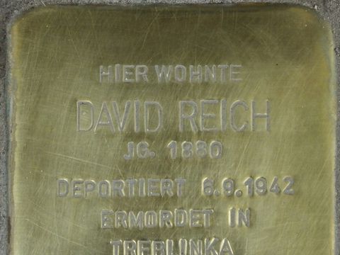 Stolperstein David Reich
