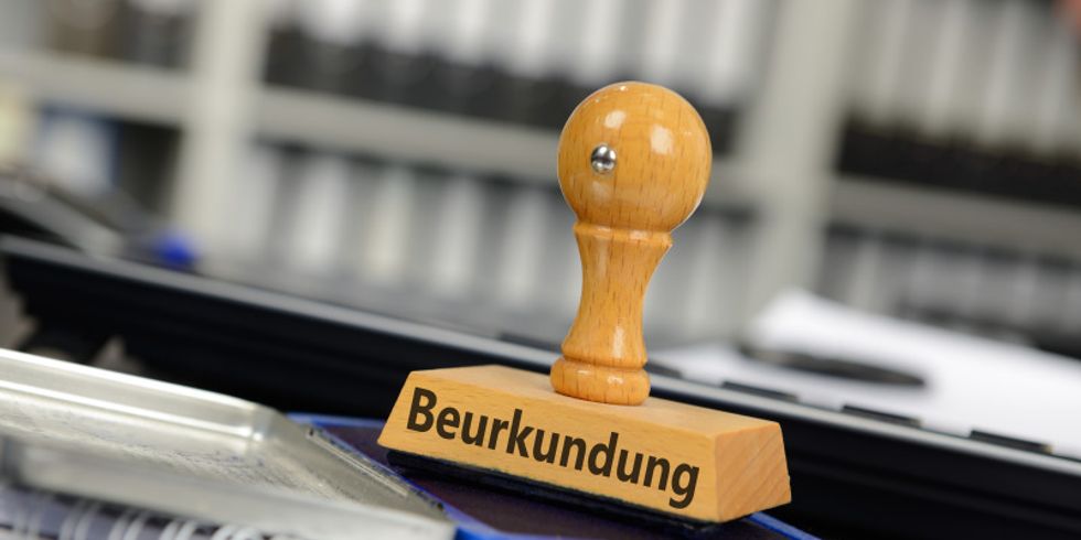 Stempel Beurkundung