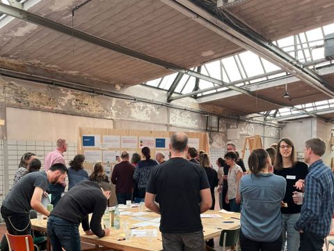 Der Maßnahmenworkshop fand in den Räumen der StadtWERKSTATT Friedrichshain-Kreuzberg statt