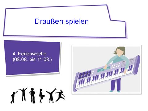 Endlich draußen spielen!