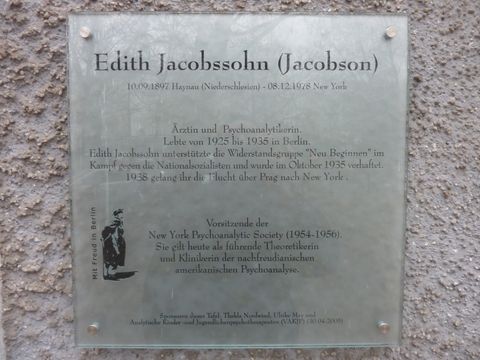 Gedenktafel für Edith Jacobssohn, 27.2.2013, Foto: KHMM