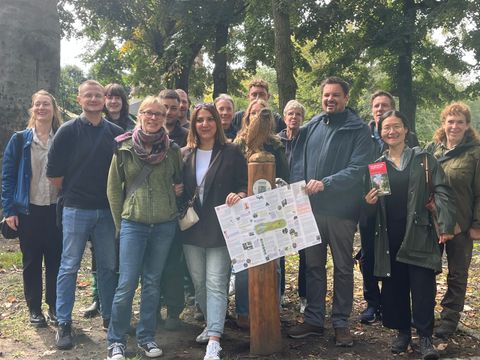 Eröffnung Erlebnispfad Stadtnatur Volkspark Jungfernheide Fachbereich Grünflächen