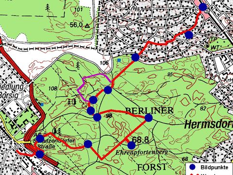 Wanderkarte (Bild: Berliner Forsten)